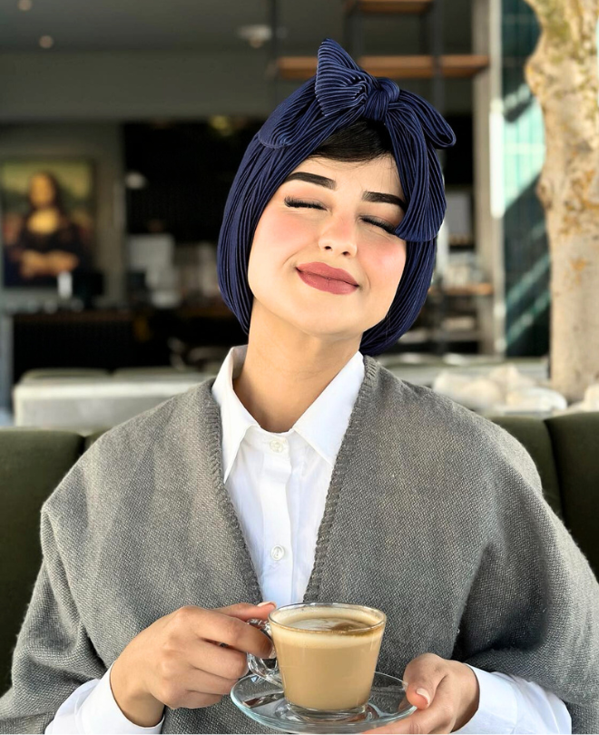 Turban drapé